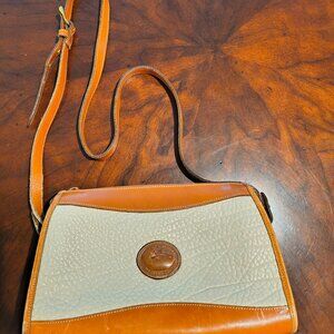 Vintage Dooney and Bourke Crossbody cream all weather leather